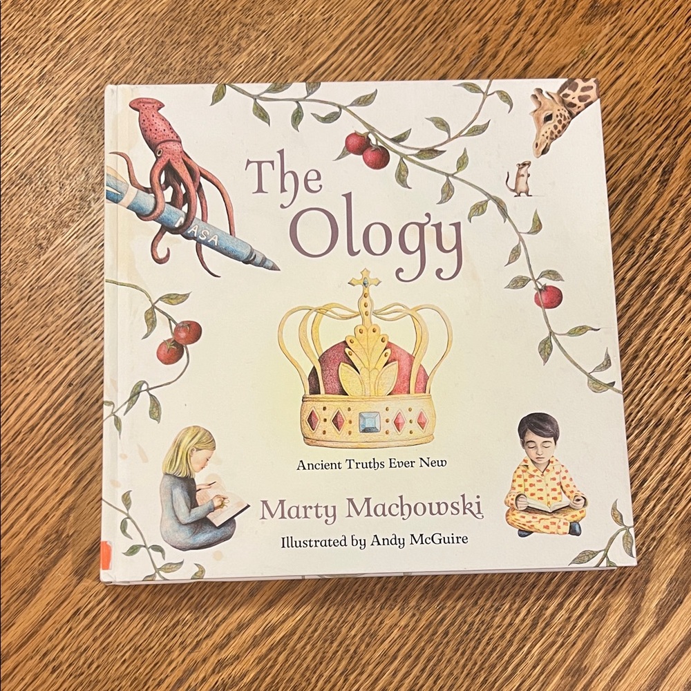 The Ology Illustrated Kids Book- excellent condition, sticker on binding